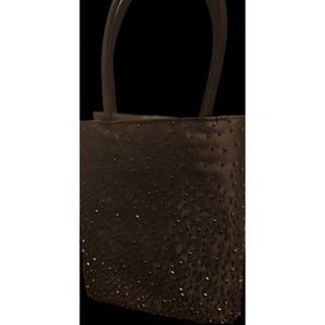 Brown Sequinned handbag